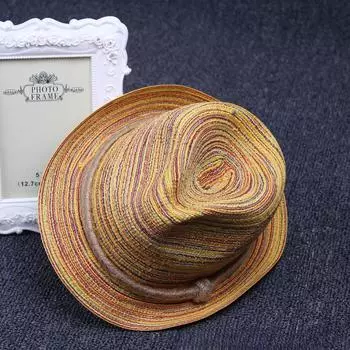 Весенне-летняя пляжная шляпа для родителей и детей, солнцезащитная шляпа для матери и дочери, женская солнцезащитная шляпа с защитой от ультрафиолета, модная маленькая соломенная шляпа для отдыха на природе child