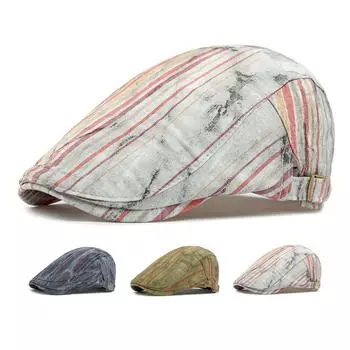 Весенне-летняя шляпа женская шляпа с принтом граффити мужская британская берет дышащая шляпа Forward чёрный/фиолетовый