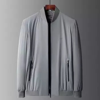 Весенне-летняя солнцезащитная куртка мужская бейсбольная тонкая куртка повседневная куртка для мужчин среднего возраста M