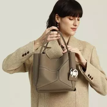 Весенне-летняя сумка через плечо из натуральной кожи, вместительная сумка на одно плечо для женщин, высококачественная сумка-тоут для поездок на работу, женская сумка из натуральной кожи