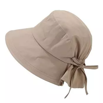 Весенне-летняя женская рыбацкая шляпа, модная однотонная хлопковая панама, уличная повседневная шляпа с защитой от солнца, защита от ультрафиолета, солнцезащитная шляпа чёрный