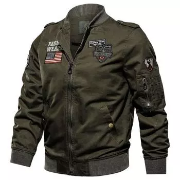 Весенне-осеннее мужское пальто большого размера Air Military Jacket Men M