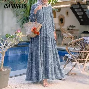 Весенне-осеннее повседневное темпераментное женское платье больших размеров с круглым вырезом и большими распашными платьями S жёлтый