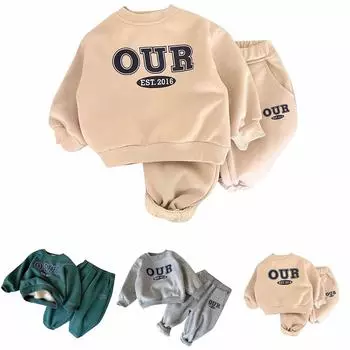 Весенне-осеннее женское детское весеннее платье из трех предметов, новый детский комплект для девочек, детское весеннее платье, одежда S хаки