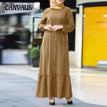 Весенне-осеннее женское платье больших размеров, пуловер с литературным темпераментом, круглый вырез, большие платья распашного типа