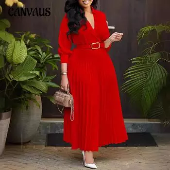 Весенне-осеннее женское платье Элегантное однотонное платье больших размеров с перекрестным рисунком S белый