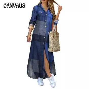 Весенне-осеннее женское платье, модная сексуальная рубашка с длинными рукавами и принтом, кардиган, длинная юбка, темпераментное платье S хаки