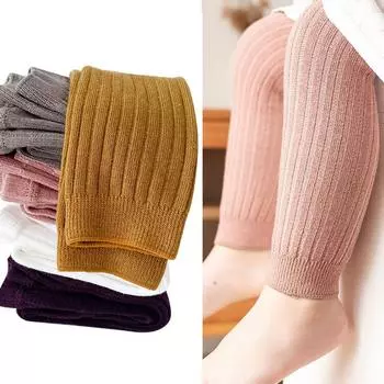 Весенне-осенние детские штаны, эластичные леггинсы для новорожденных, однотонные хлопковые штаны, детские леггинсы для детей 0-4 лет S серый