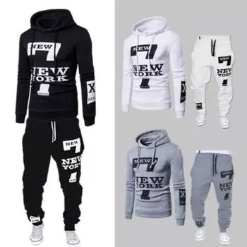 Мужской демисезонный спортивный костюм XL чёрный