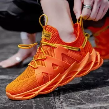 Весенне-осенние новые мужские спортивные туфли для отдыха с сеткой, мужская обувь большого размера 39 чёрный