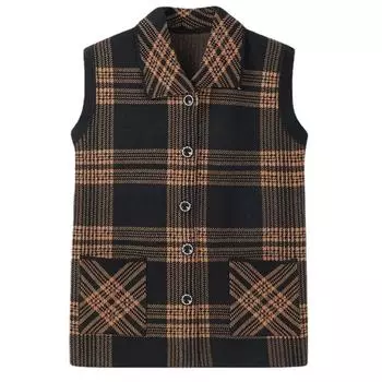 Весенне-осенние свитера, пальто, желтые жилеты, средние куртки для мам XL серый