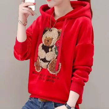 Весенне-осенние тонкие женские толстовки с длинными рукавами и пуловеры M чёрный