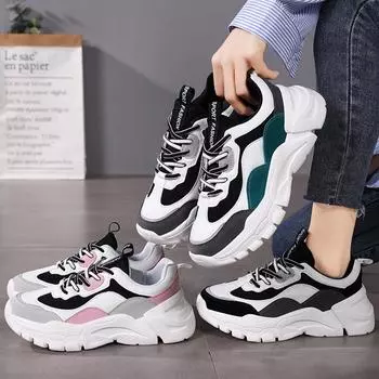 Весенне-осенние женские дышащие ультралегкие мягкие уличные водонепроницаемые кроссовки из ЭВА 35 белый/синий