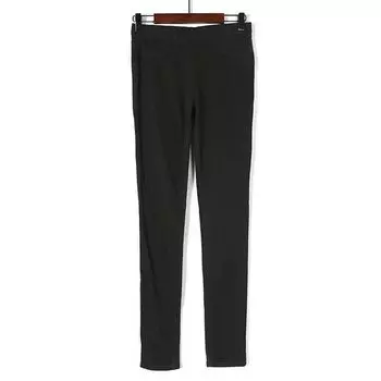 Весенне-осенние женские облегающие брюки слим, простые скинни Dark gray M