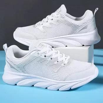 Весенне-осенние женские сверхлегкие удобные кроссовки Fiery EVA для бега на открытом воздухе 35 белый