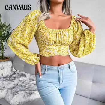 Весенне-осенние женские топы с длинными рукавами и рукавами-фонариками, рубашка из мятого шифона с галстуком-бабочкой, топы с открытым вырезом в стиле отпуска S белый