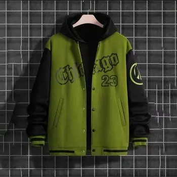 Весенне-осенний модный бренд американской уличной моды, красивая молодая мужская бейсбольная форма, куртка, мужская свободная повседневная куртка для мужчин S