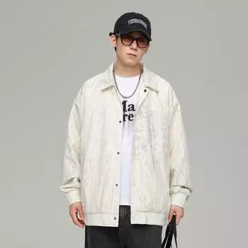 Весенне-осенний мужской пиджак с лацканами, модный повседневный, красивый, высококачественный, индивидуальный, универсальный, тонкий, весенний пиджак для мужчин M