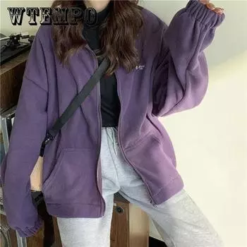 Весенне-осенний свободный универсальный спортивный кардиган с капюшоном, бейсбольная форма, свитер, женское пальто XXL