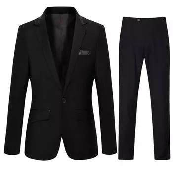 Весенне-осенний тонкий мужской костюм для работы, профессиональный мужской костюм, ортодоксальный деловой костюм