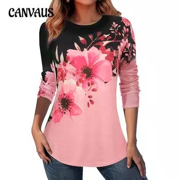 Весенне-осенний женский курортный стиль с цветочным принтом и длинными рукавами S лавандовый