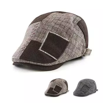 Весенне-осенняя кепка вперед для мужчин и женщин, берет, кепка газетчика, кепка для мужчин, фуражка темно-серого