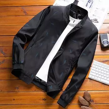 Весенне-осенняя куртка, мужская модная новая мужская корейская версия, бейсбольная одежда Tide Tooling, мужская куртка, мужское пальто M