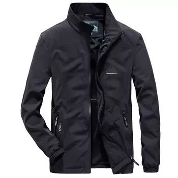 Весенне-осенняя куртка мужская повседневная спортивная тренчкот молодежная куртка для активного отдыха ветрозащитная тонкая туловая верхняя одежда M