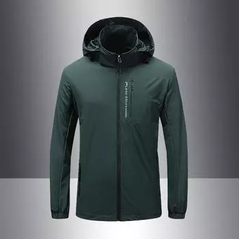 Весенне-осенняя куртка мужская уличная куртка с капюшоном большого размера уличный ветрозащитный водонепроницаемый альпинистский костюм повседневный топ L
