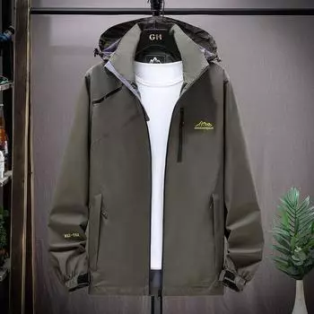 Весенне-осенняя куртка мужская ветрозащитная и водонепроницаемая куртка для активного отдыха куртка для инструментов однослойный альпинистский костюм для мужчин M