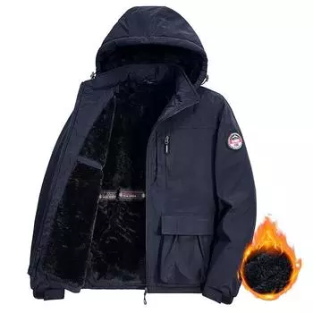 Весенне-осенняя куртка с капюшоном, мужская куртка с несколькими карманами, дышащая, для скалолазания, спортивная, повседневная M