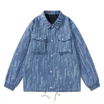 Весенне-осенняя куртка с капюшоном, мужская модная брендовая подростковая красивая универсальная свободная весенняя куртка с капюшоном M