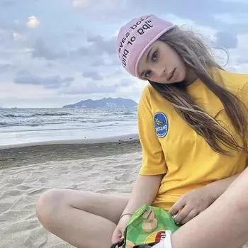 Весенне-осенняя мода с вышитыми буквами, вязаные шапки-бини для женщин, корейский уличный хип-хоп, купольный пуловер, складывающаяся кепка 56-58cm розовый