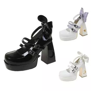 Весенне-осенняя модная пикантная вечерняя обувь на высоком каблуке с острым носком и неглубоким острым носком 34 чёрный