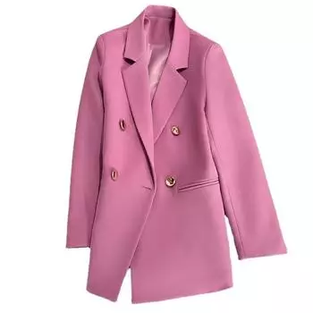 Весенне-осенняя модная женская рабочая одежда, костюм, студенческая куртка, зеленые, черные, белые пальто, тонкие S чёрный