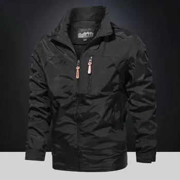 Весенне-осенняя мужская быстросохнущая куртка с капюшоном, тренчкот, свободная дышащая повседневная куртка, тонкая M серый