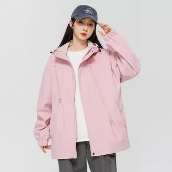 Весенне-осенняя мужская и женская горная куртка, мужской и женский альпинистский костюм, свободная куртка с капюшоном для пары S