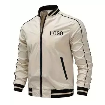 Весенне-осенняя мужская куртка-бомбер с капюшоном, большие размеры, ветрозащитная и водонепроницаемая спортивная куртка на молнии, пальто S