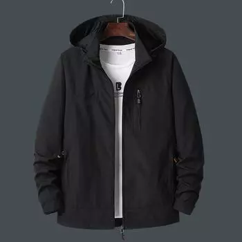 Весенне-осенняя мужская куртка для активного отдыха, новая съемная шапка, повседневная тактическая куртка M армия зеленый