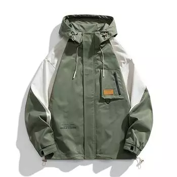 Весенне-осенняя мужская куртка, пальто большого размера