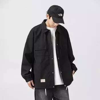 Весенне-осенняя мужская куртка в гонконгском стиле, модная повседневная куртка для пары M