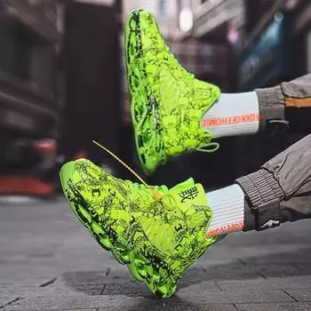 Весенне-осенняя мужская обувь, дышащая легкая уличная обувь с сеткой, модная трендовая повседневная обувь для диких мальчиков 38