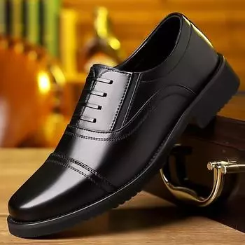 Весенне-осенняя мужская официальная одежда Деловая кожаная обувь Свадебная обувь 38