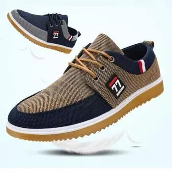Весенне-осенняя мужская парусиновая обувь. Дышащая повседневная обувь. Повседневная обувь. Дезодорант. Универсальный тренд. 39