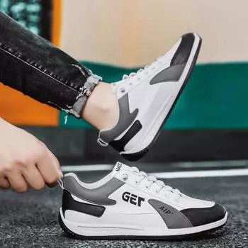 Весенне-осенняя мужская повседневная обувь с одной педалью, обувь для сноубординга, модные универсальные маленькие белые туфли для студентов, кроссовки 39