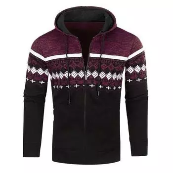 Весенне-осенняя мужская толстовка с капюшоном на молнии с несколькими карманами, мужская спортивная толстая толстовка, универсальное модное повседневное пальто S светло-серый