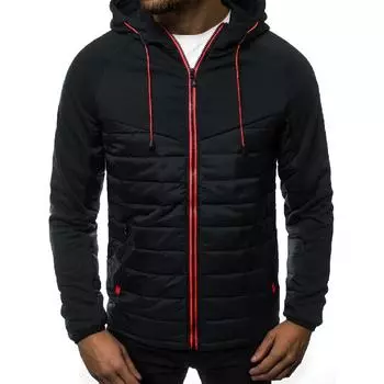 Весенне-осенняя мужская толстовка с капюшоном на молнии с несколькими карманами, мужская спортивная толстая толстовка, универсальное модное повседневное пальто S белый