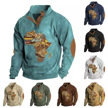 Весенне-осенняя мужская толстовка с воротником-стойкой на открытом воздухе, повседневные свитера, топы L бежевый