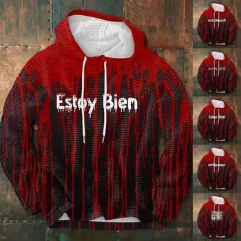 Весенне-осенняя мужская толстовка с воротником-стойкой на открытом воздухе, повседневные свитера, топы XXL