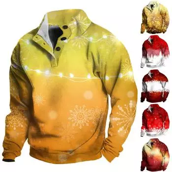 Весенне-осенняя мужская толстовка с воротником-стойкой на открытом воздухе, повседневные свитера, топы L красный